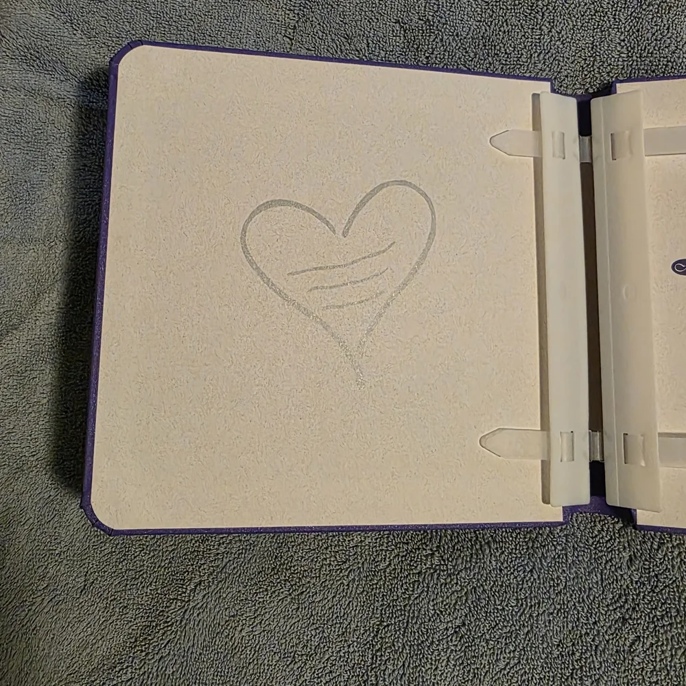 Purple Heart Design Notebook - Picture 2 of 3